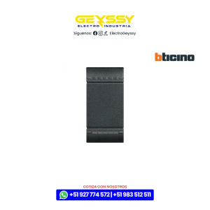 Cubretecla iluminable 1 mód. LIVING-LIGHT Antracita Bticino