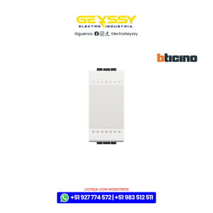 Cubretecla iluminable 1 mód. LIVING-LIGHT Blanco Bticino