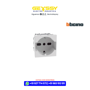 Enchufe Schuko Standard Bticino MATIXGO P40 2 Bticino