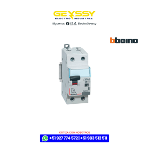 Interruptor diferencial 1P+N – 230 VAC – 16AMP- 30MA- TIPO AC Legrand Bticino